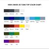 tank top color chart - Chicago P.D. Merch